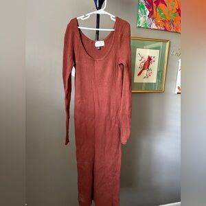 Universal thread Rust Long Sleeve Dress